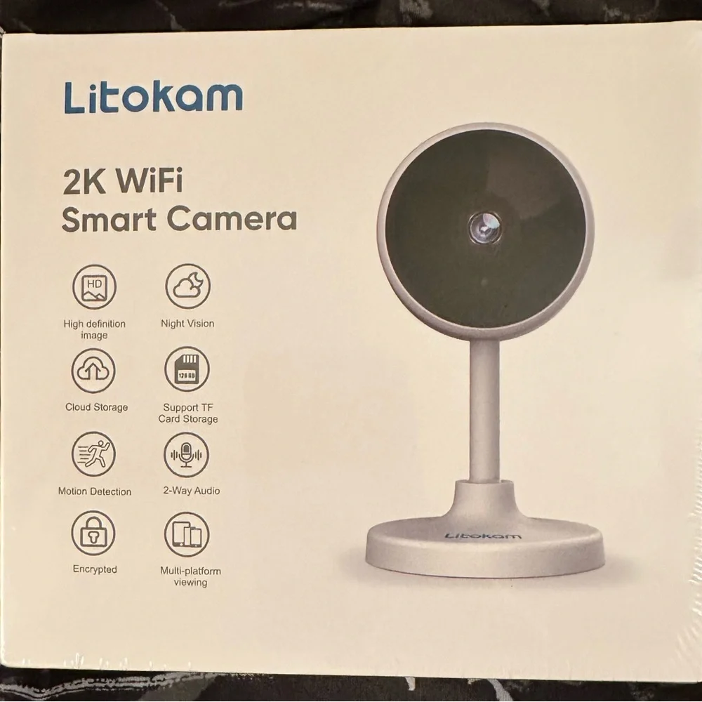 2K WiFi Smart Camera - Gray